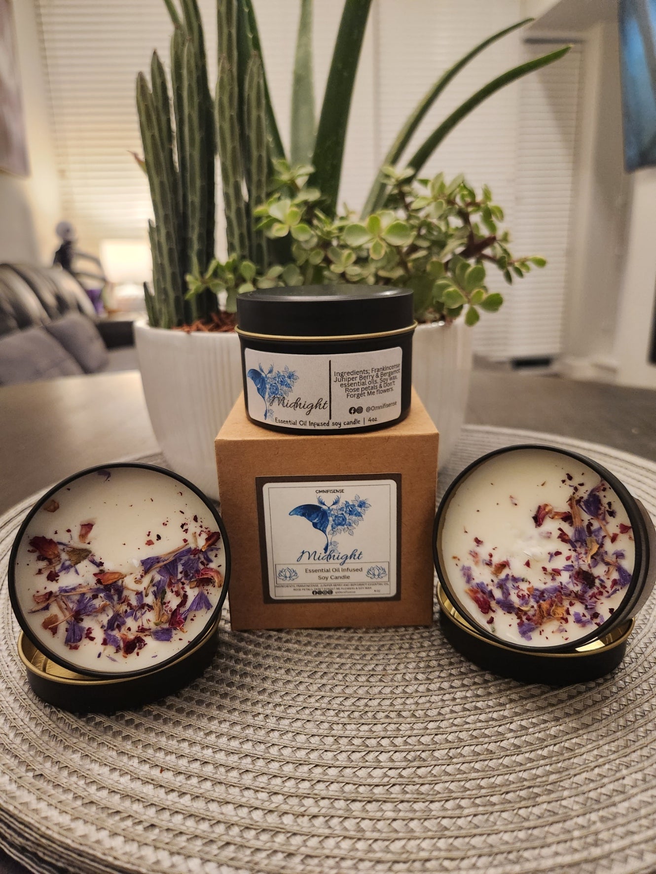 Midnight Essential Oil Candle 4oz