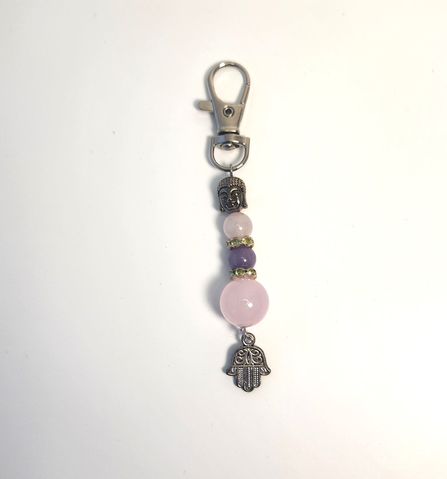Buddha & Hand Zipper Pull/Bag Charm