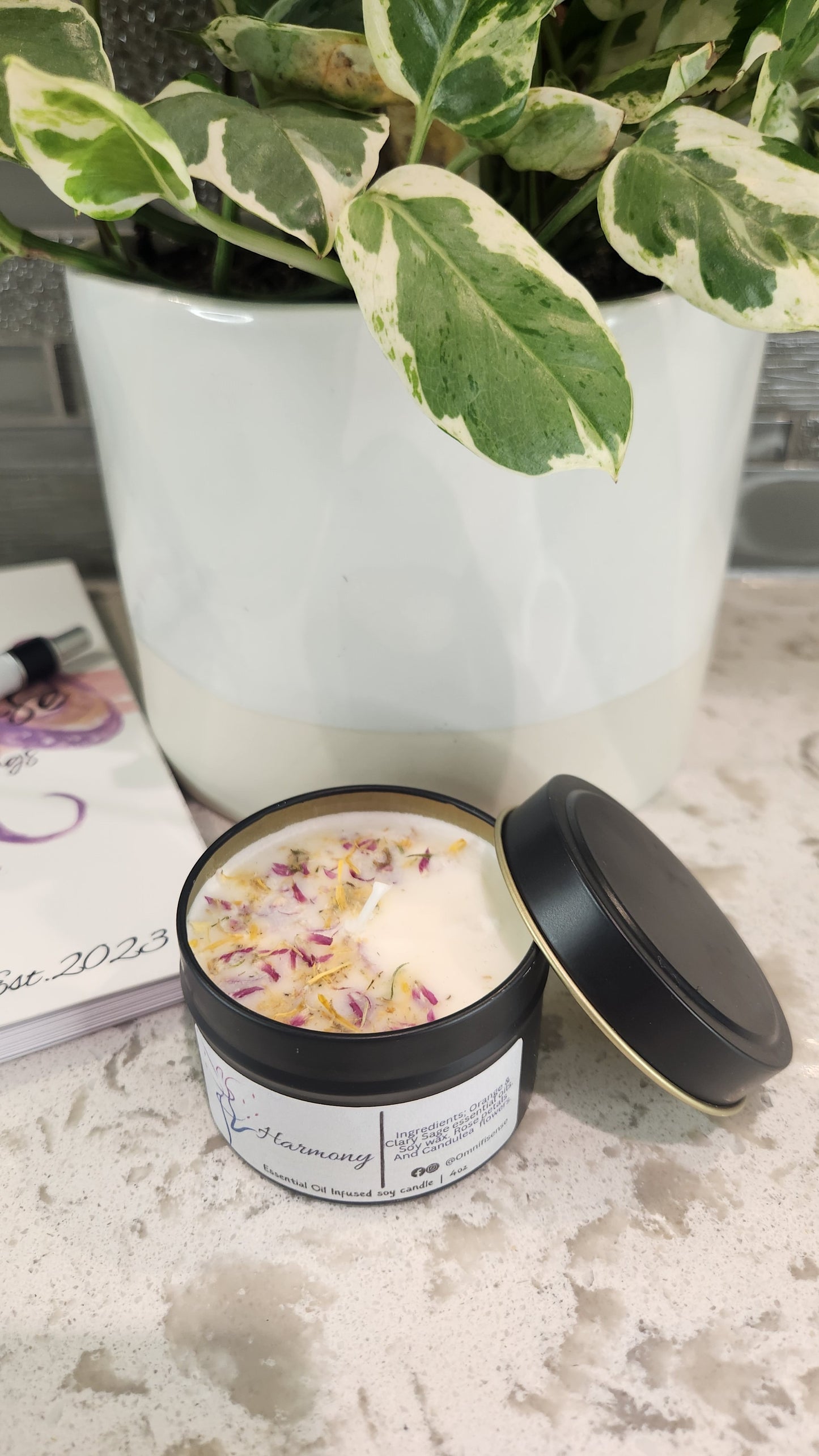 Harmony Essential Oil Candle 4oz