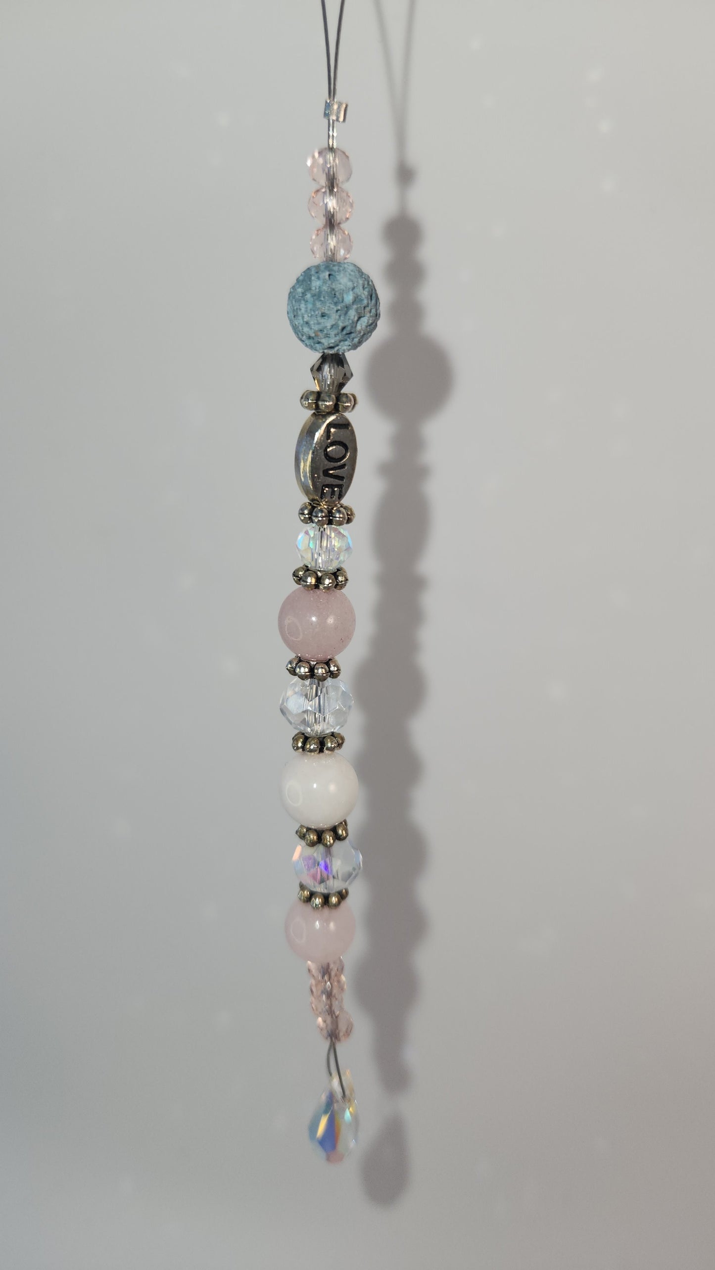 Love & Rose Quartz with Lava Stone (CC11)