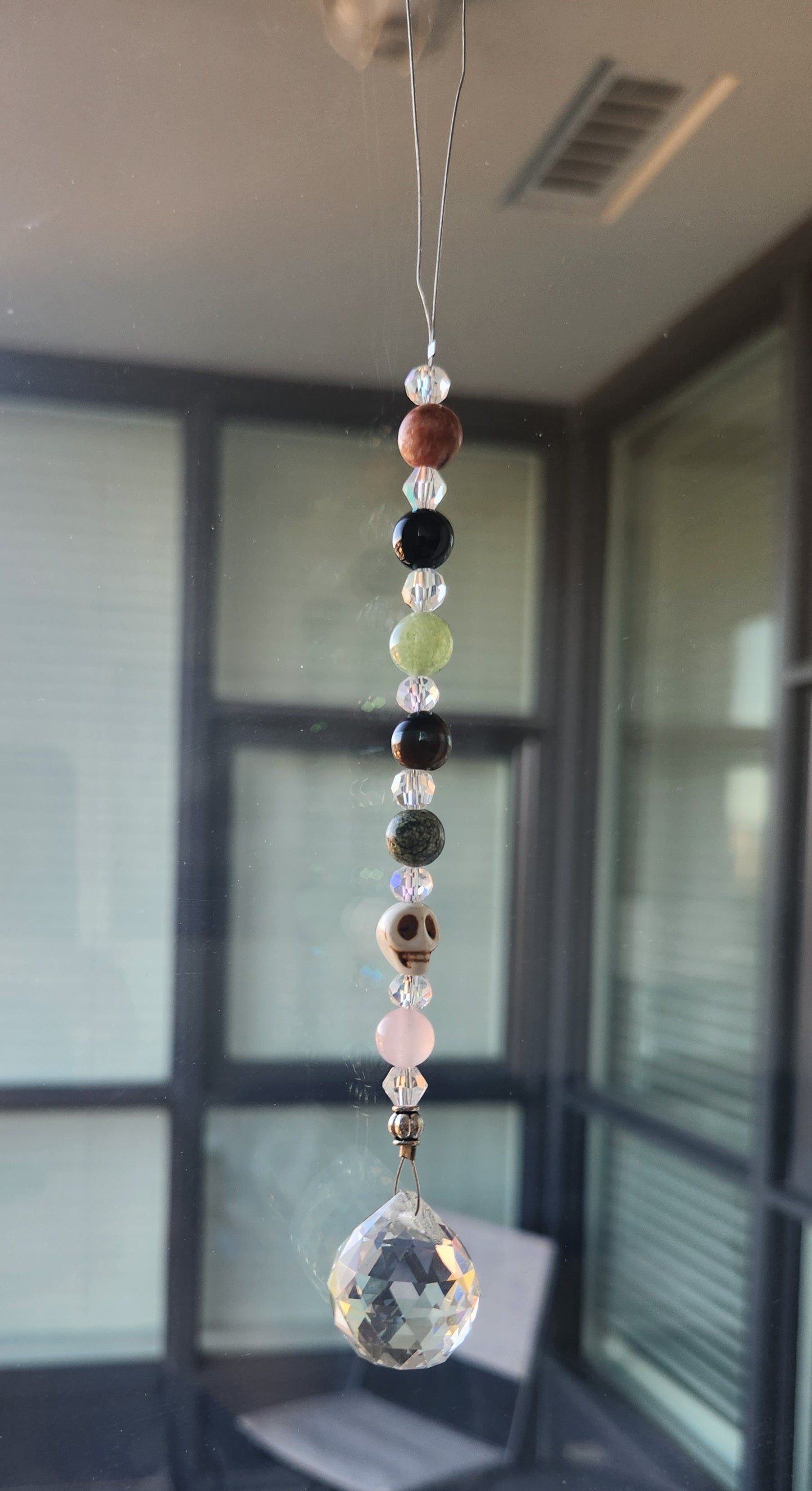 Crystal Beads with Skull (CC5)