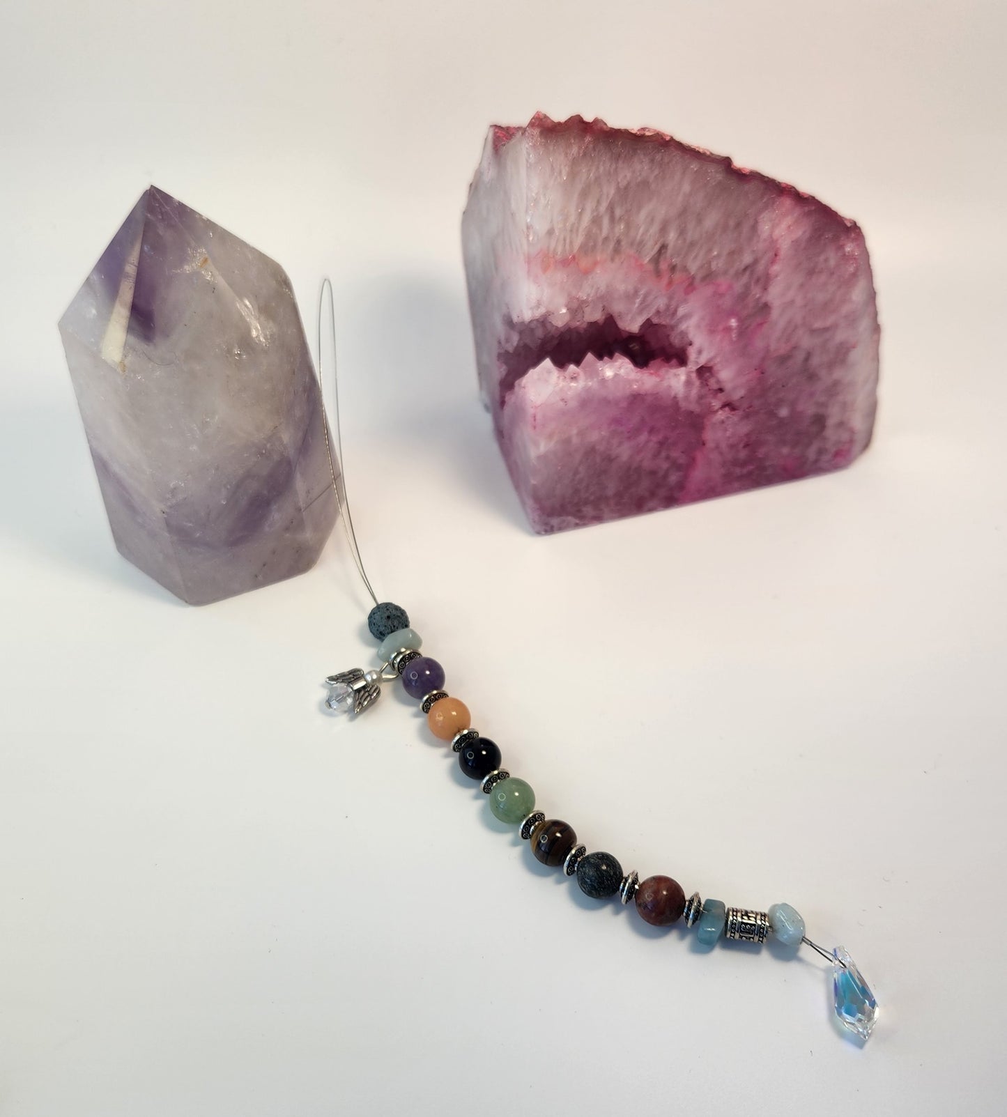Little Angel, Crystals & Lava Stone (CC14)