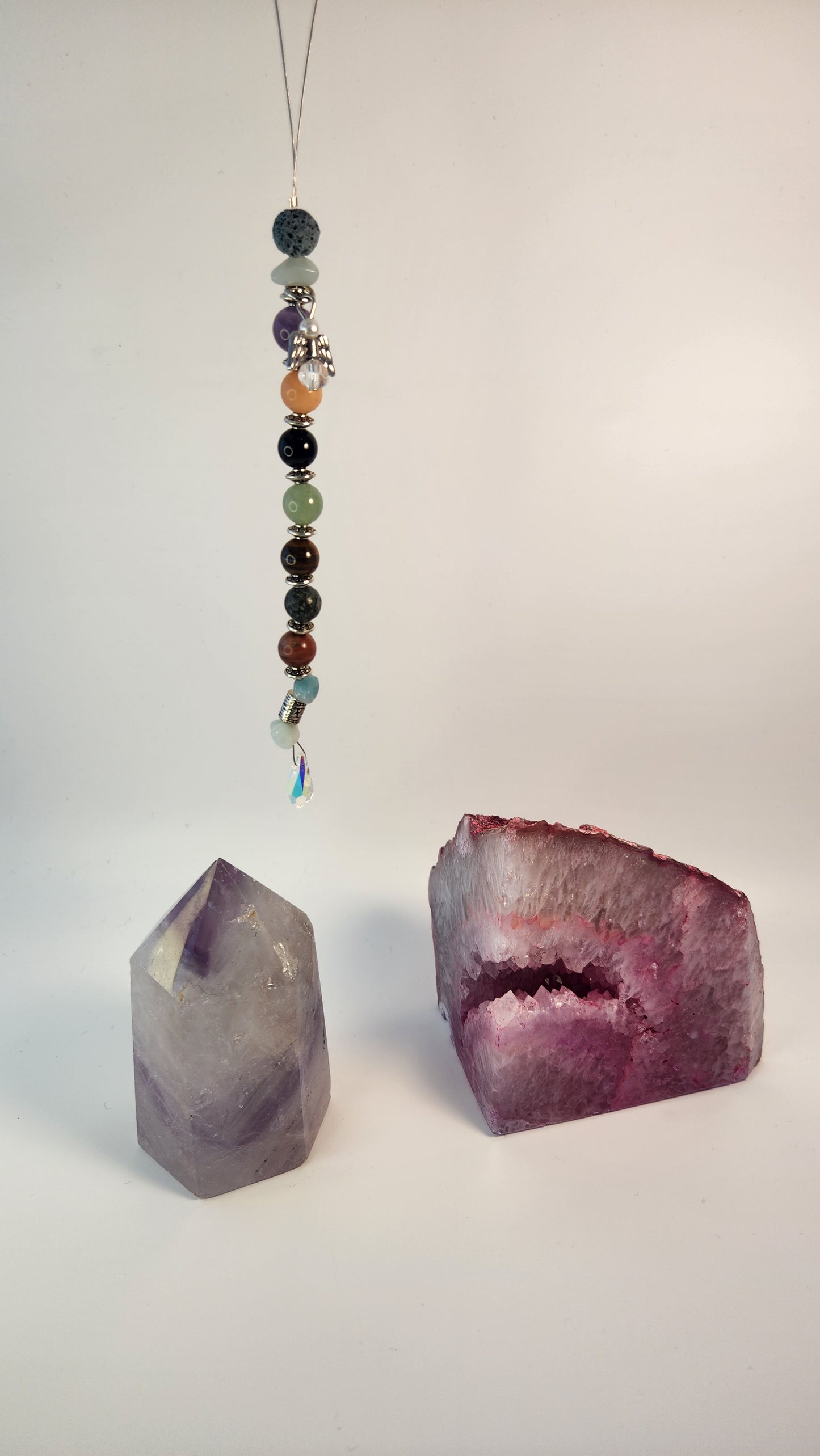 Little Angel, Crystals & Lava Stone (CC14)