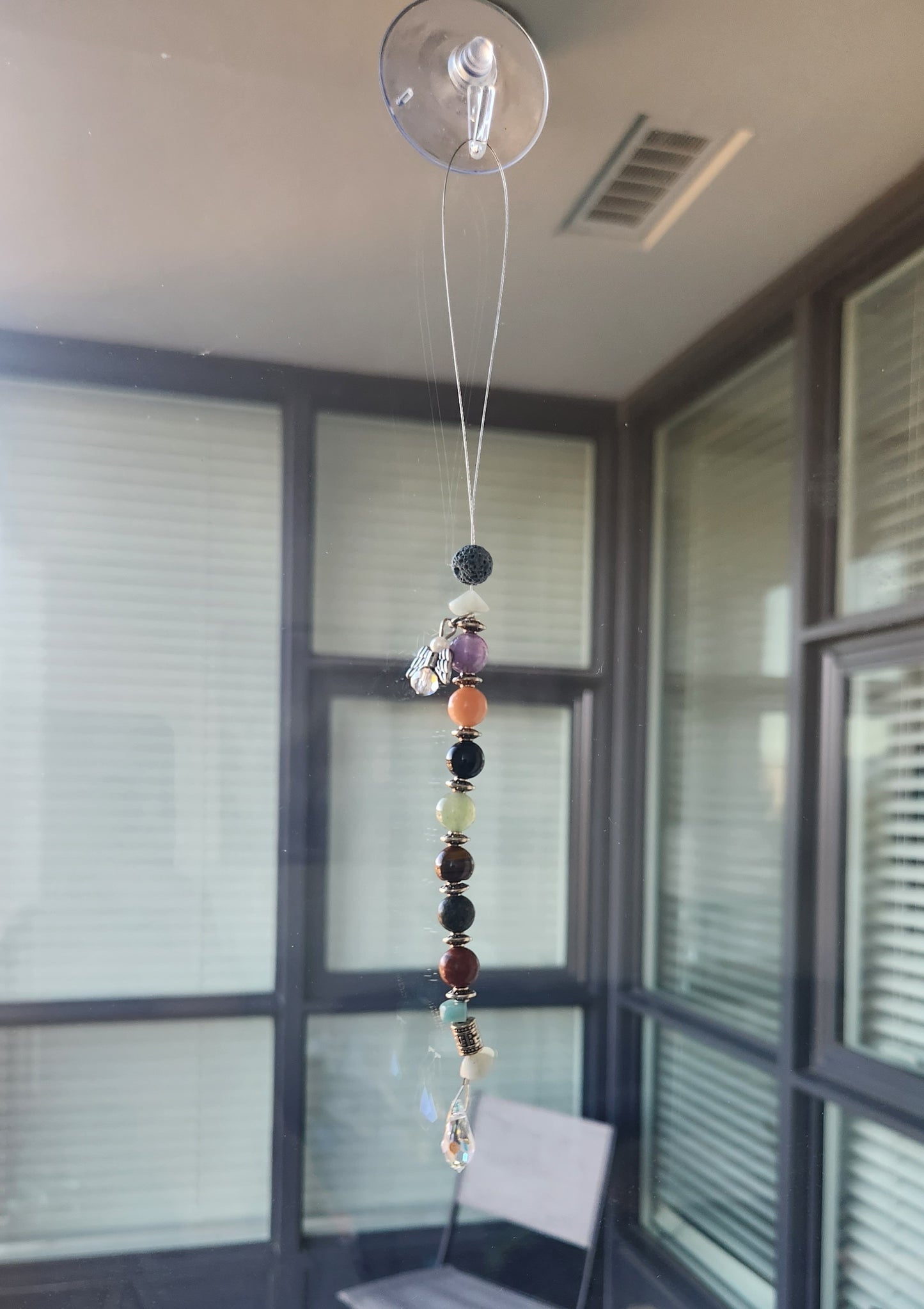 Little Angel, Crystals & Lava Stone (CC14)
