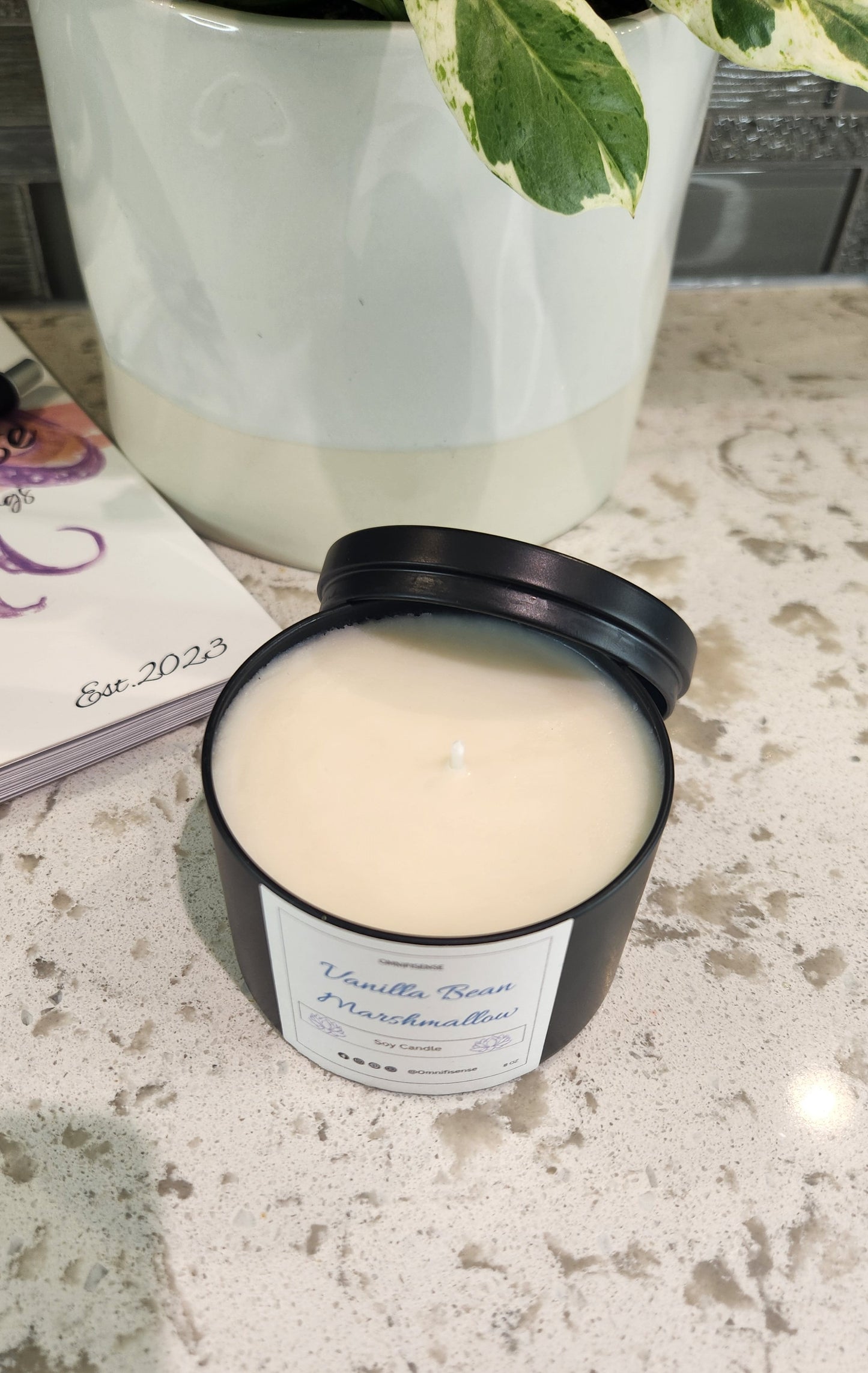 Vanilla Bean Marshmellow 8oz Candle