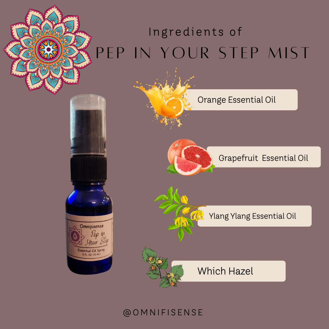 Pep in Your Step Essential Oil Mist 15ml