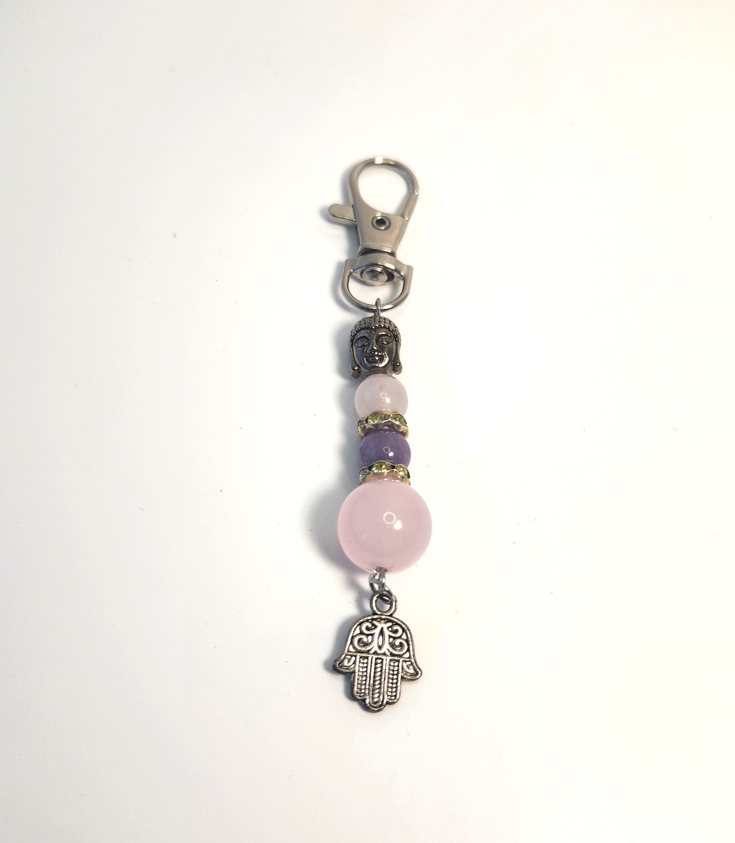 Buddha & Hand Zipper Pull/Bag Charm