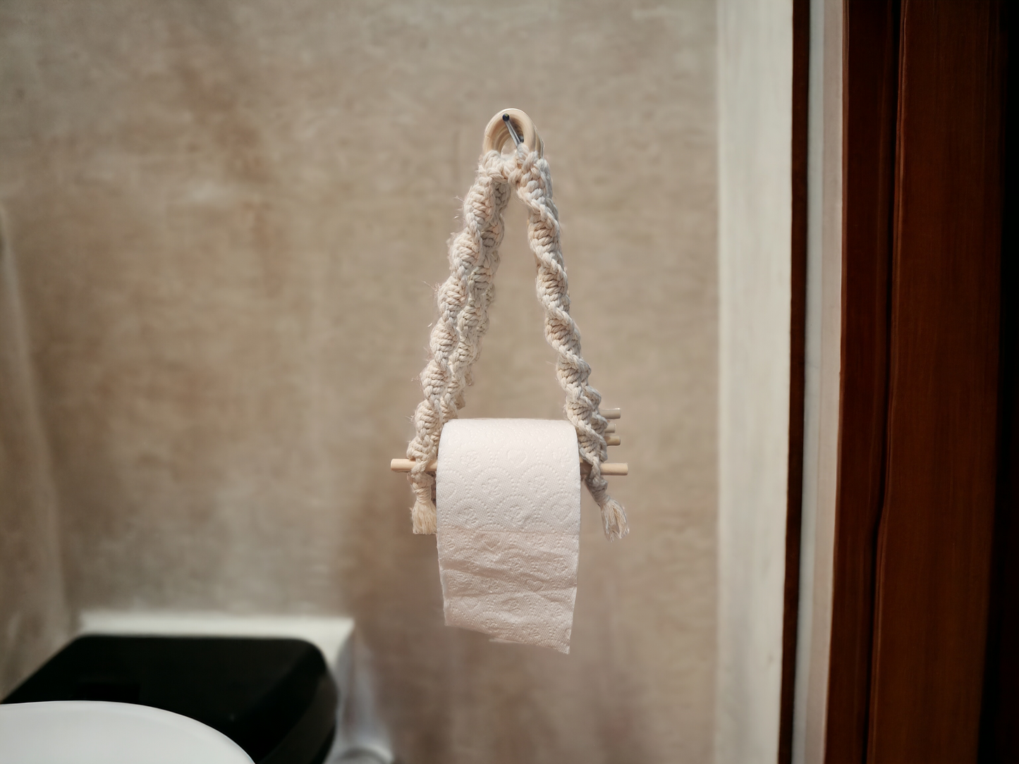 Macrame Toilet Paper Holder