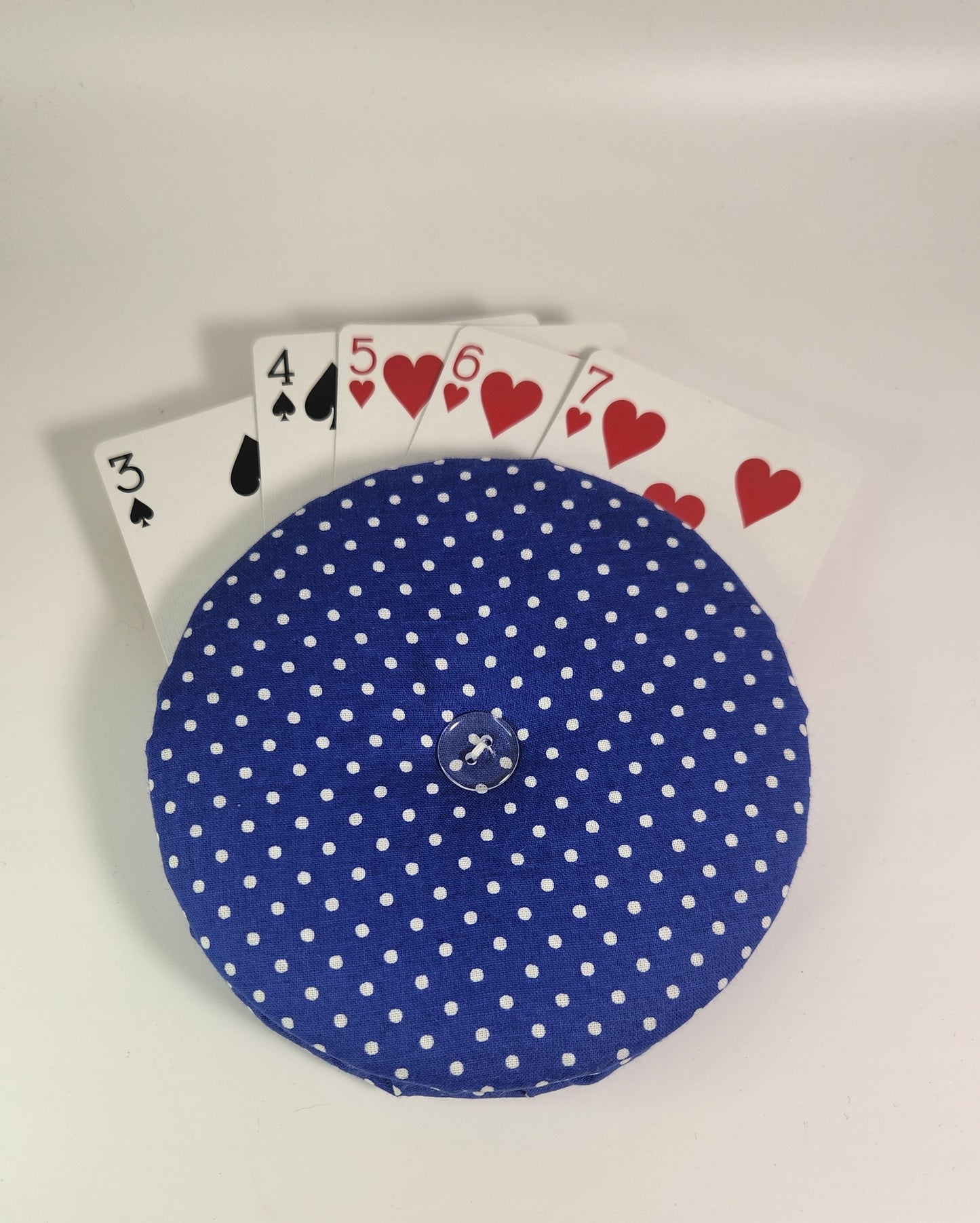 Blue Poke-a-Dot Card Holder