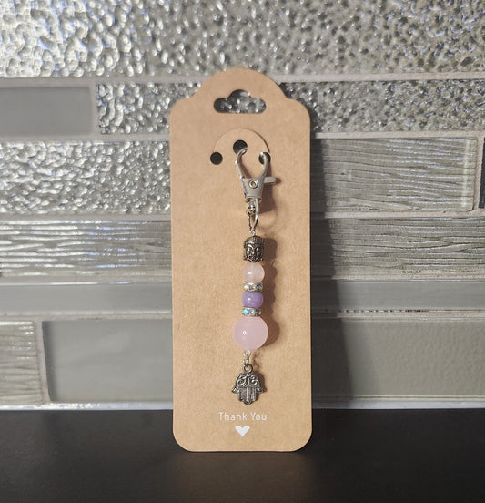 Buddha & Hand Zipper Pull/Bag Charm