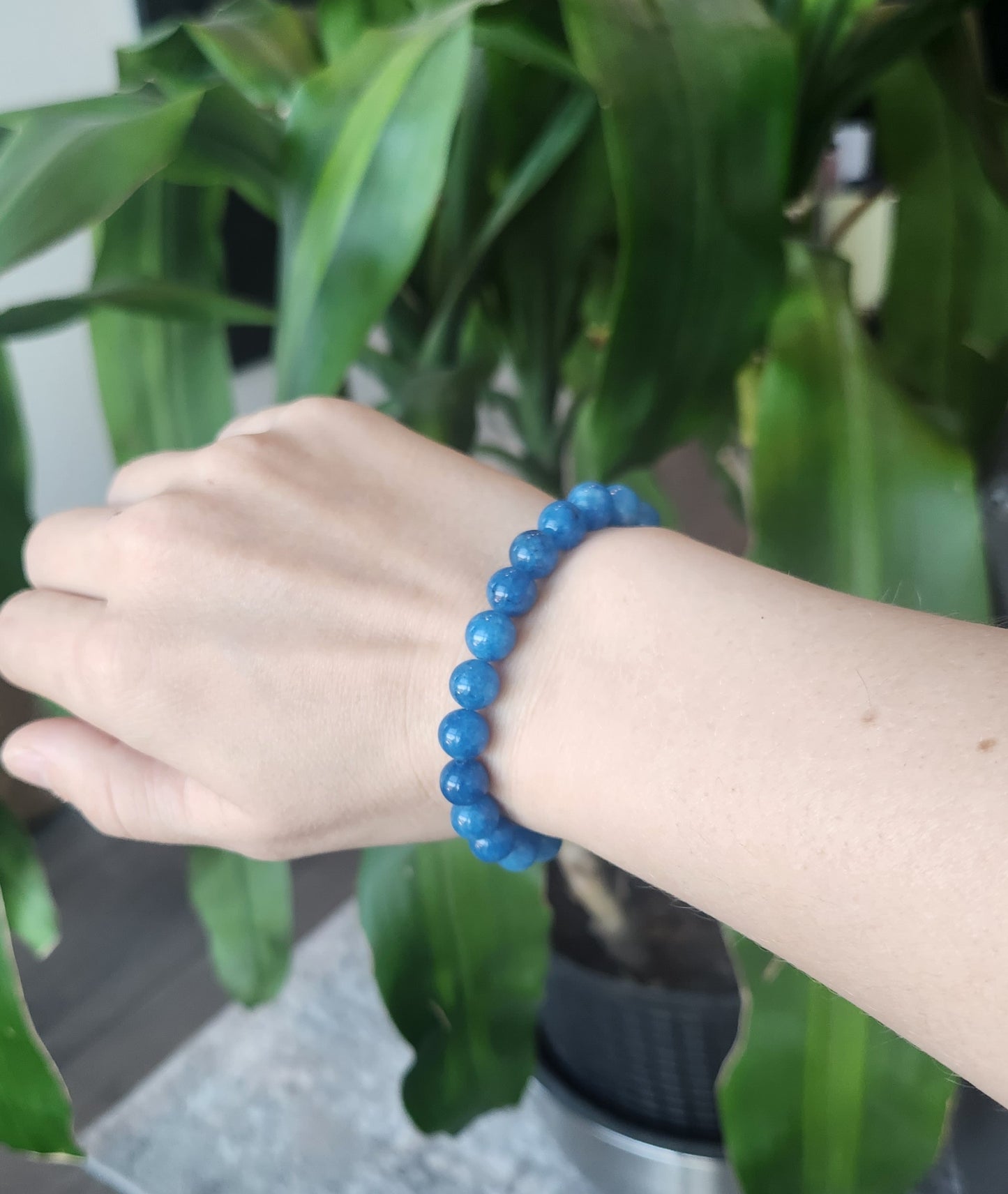 Blue Jade Bracelet