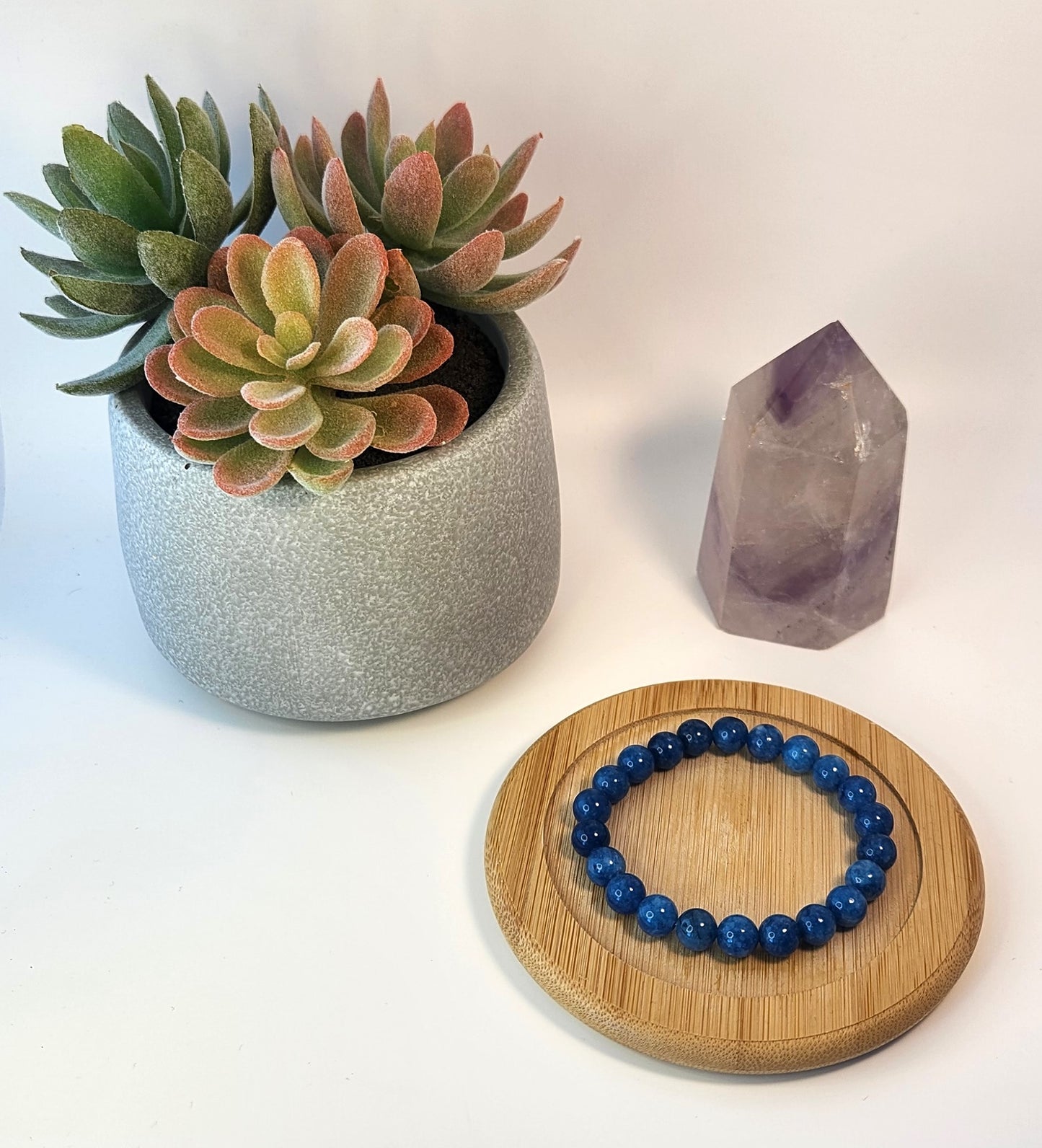 Blue Jade Bracelet