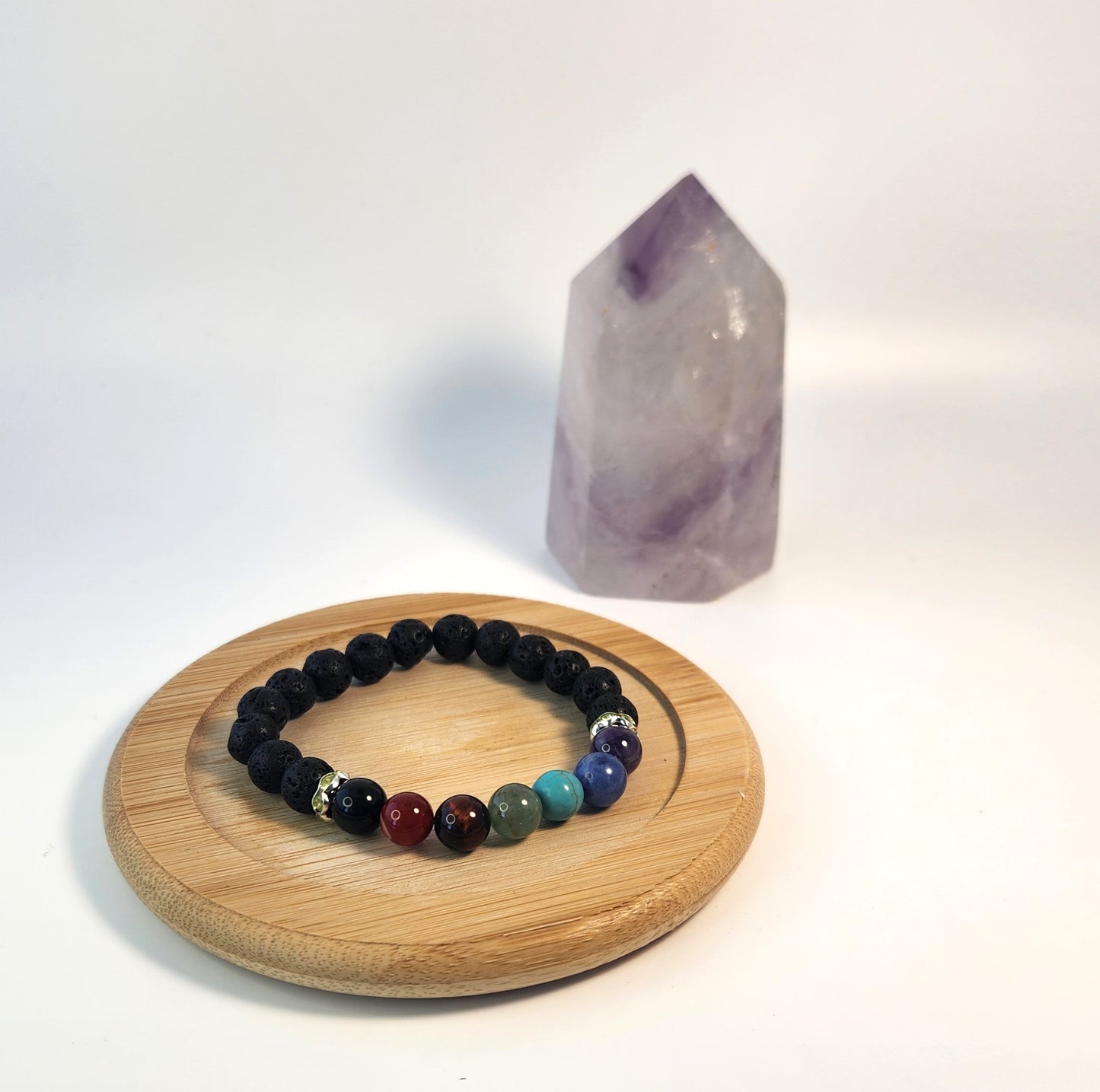 Chakra Lava Bracelet