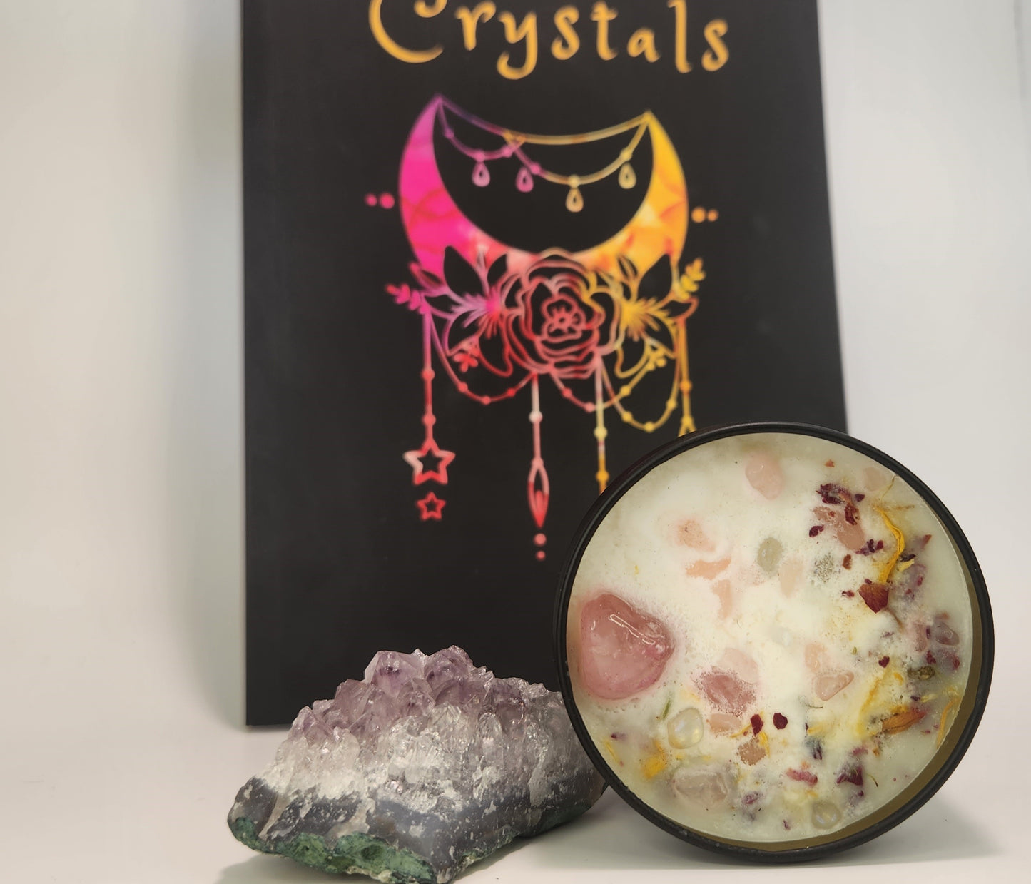 Quartz Me! Crystal Essential Oil Candle 4oz