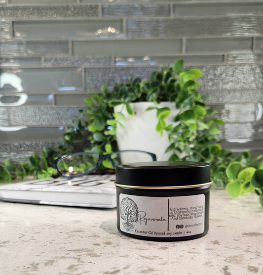 Rejuvenate Essential Oil Candle 4oz